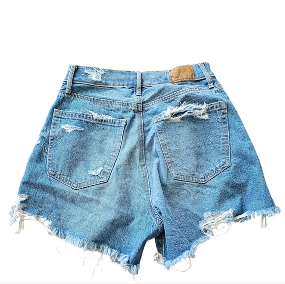 American Eagle AE Highest Rise 90s Boyfriend Shorts Size 0 - Picture 3 of 6